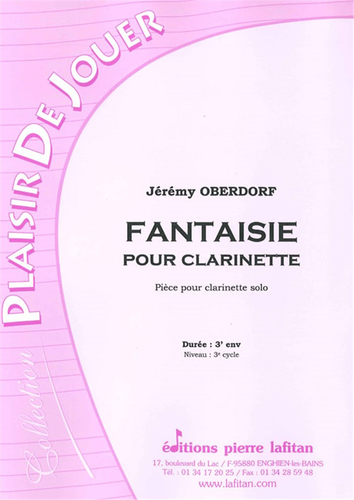 Fantaisie Pour Clarinette